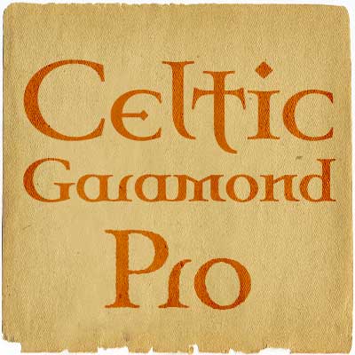 Celtic Garamond Pro by Levente Halmos